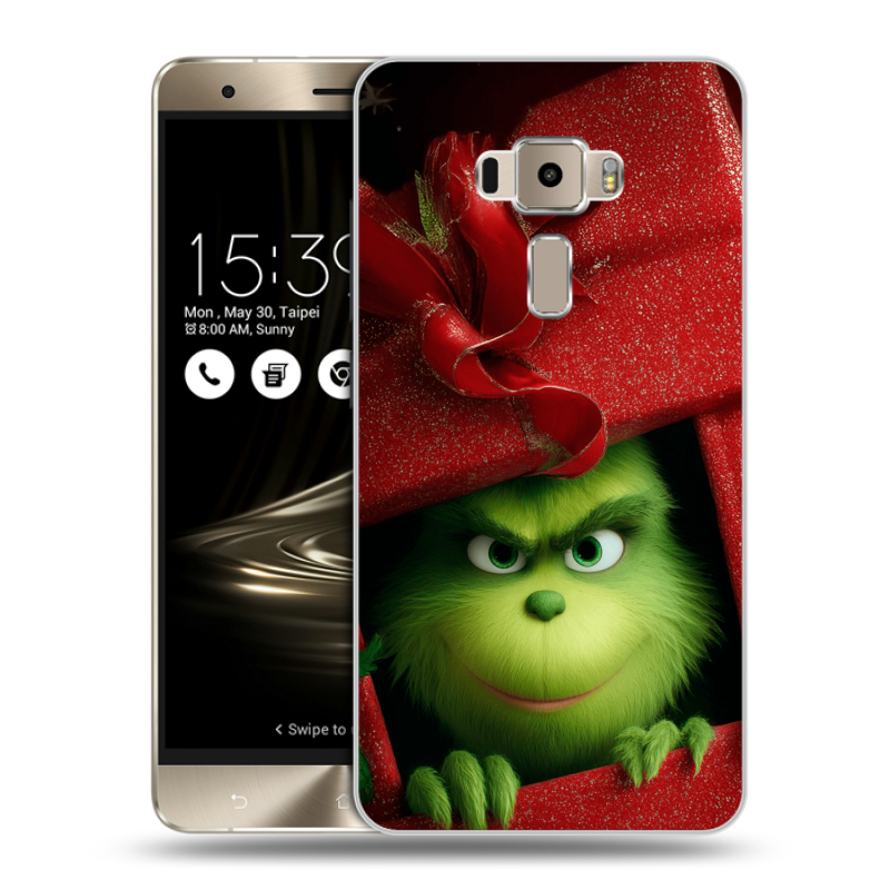 Пластиковый чехол на Asus ZenFone 3 с принтом Новый год Пластиковый чехол на Asus ZenFone 3 с принтом Новый год