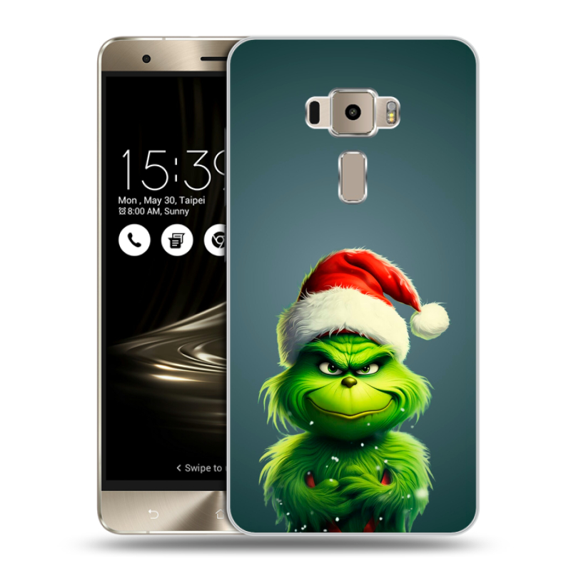 Пластиковый чехол на Asus ZenFone 3 с принтом Новый год Пластиковый чехол на Asus ZenFone 3 с принтом Новый год