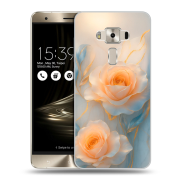 Силиконовый чехол на Asus ZenFone 3 Deluxe с принтом Женский