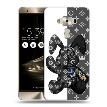 Силиконовый чехол на Asus ZenFone 3 Deluxe с принтом Луи робот