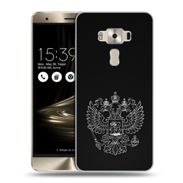 Силиконовый чехол на Asus ZenFone 3 Deluxe с принтом Герб России