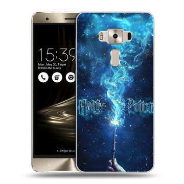 Силиконовый чехол на Asus ZenFone 3 Deluxe с принтом Harry Potter Гарри Поттер