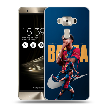 Силиконовый чехол на Asus ZenFone 3 Deluxe с принтом Барселона Barca Yamal 