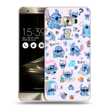 Силиконовый чехол на Asus ZenFone 3 Deluxe с принтом Лило и Стич