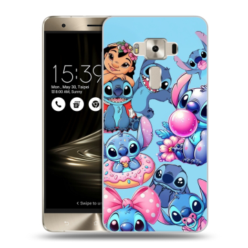 Силиконовый чехол на Asus ZenFone 3 Deluxe с принтом Лило и Стич