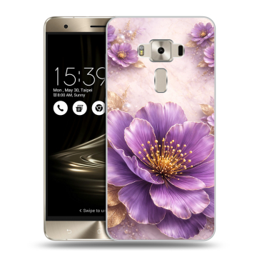 Силиконовый чехол на Asus ZenFone 3 Deluxe с принтом женский