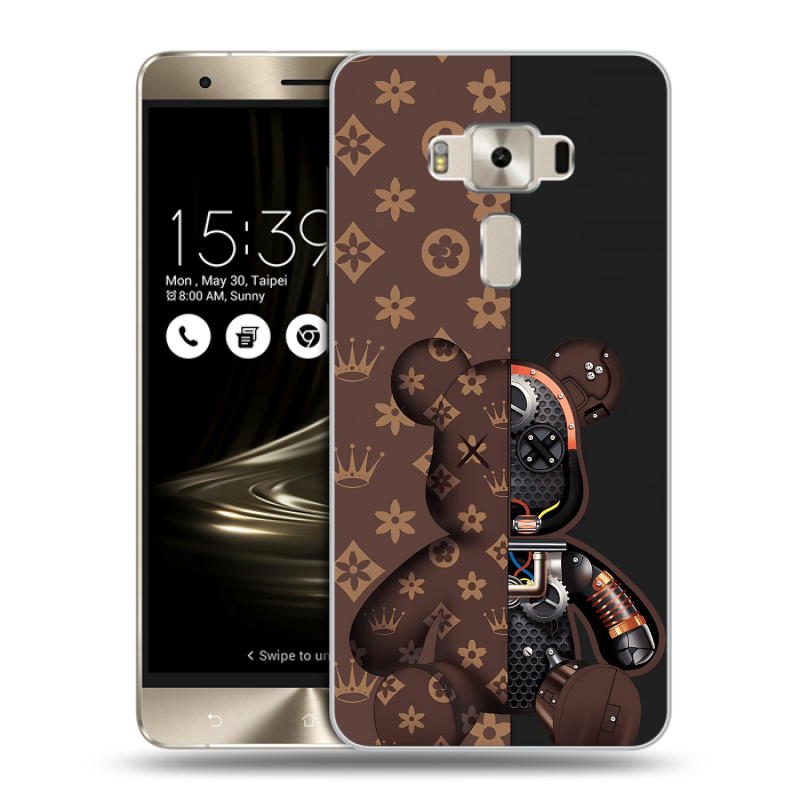 Силиконовый чехол на Asus ZenFone 3 Deluxe с принтом Луи робот Силиконовый чехол на Asus ZenFone 3 Deluxe с принтом Луи робот