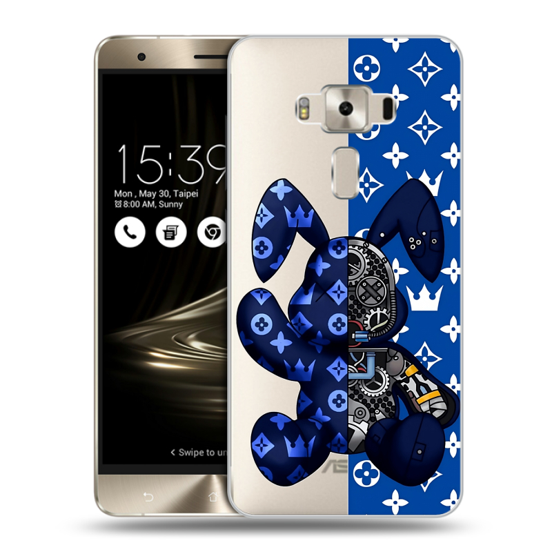 Силиконовый чехол на Asus ZenFone 3 Deluxe с принтом Луи робот Силиконовый чехол на Asus ZenFone 3 Deluxe с принтом Луи робот