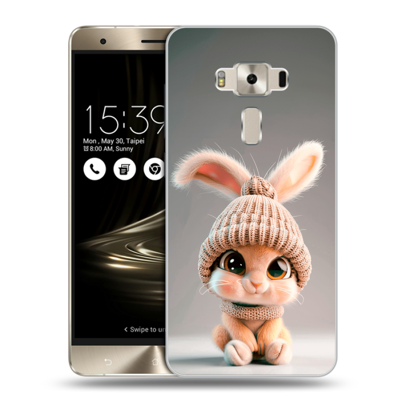 Силиконовый чехол на Asus ZenFone 3 Deluxe с принтом Кролик Силиконовый чехол на Asus ZenFone 3 Deluxe с принтом Кролик
