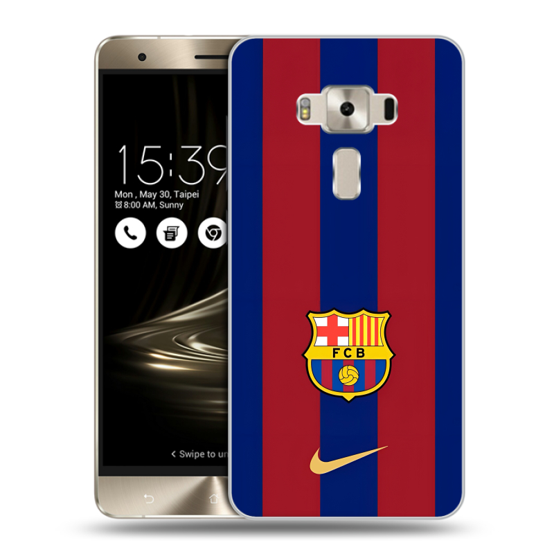 Силиконовый чехол на Asus ZenFone 3 Deluxe с принтом Барселона Barcelona Силиконовый чехол на Asus ZenFone 3 Deluxe с принтом Барселона Barcelona