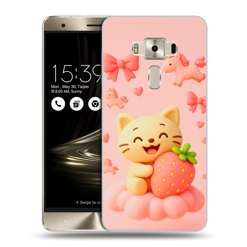 Пластиковый чехол на Asus ZenFone 3 Deluxe с принтом для девочек Пластиковый чехол на Asus ZenFone 3 Deluxe с принтом для девочек