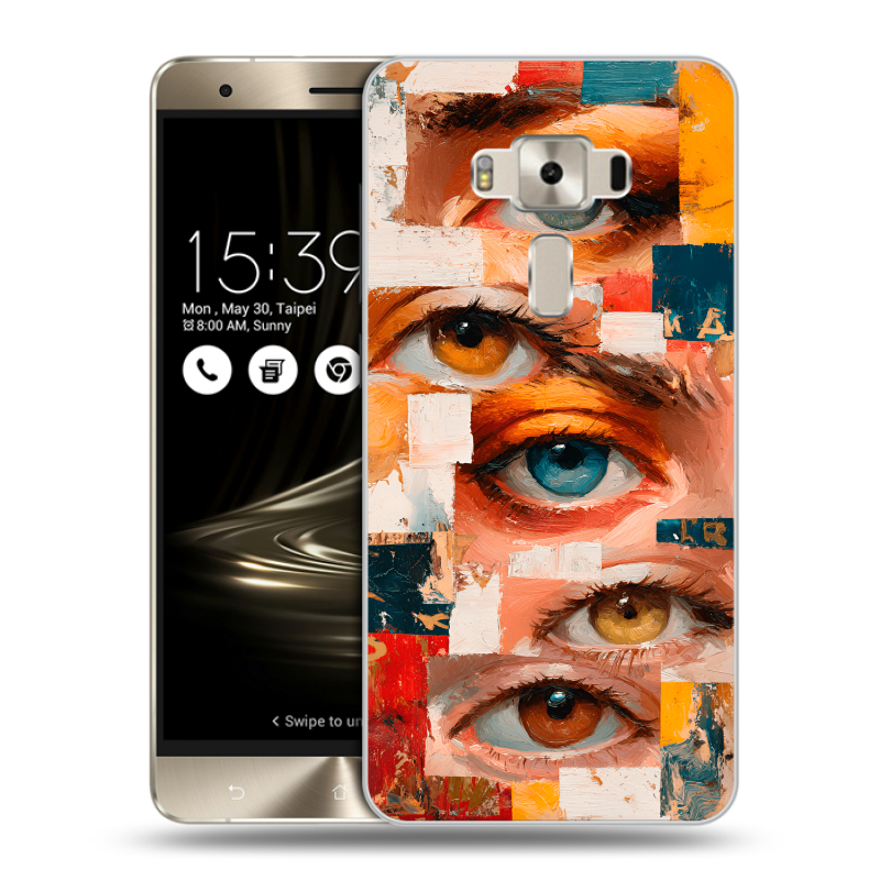 Силиконовый чехол на Asus ZenFone 3 Deluxe с принтом Модный принт Силиконовый чехол на Asus ZenFone 3 Deluxe с принтом Модный принт