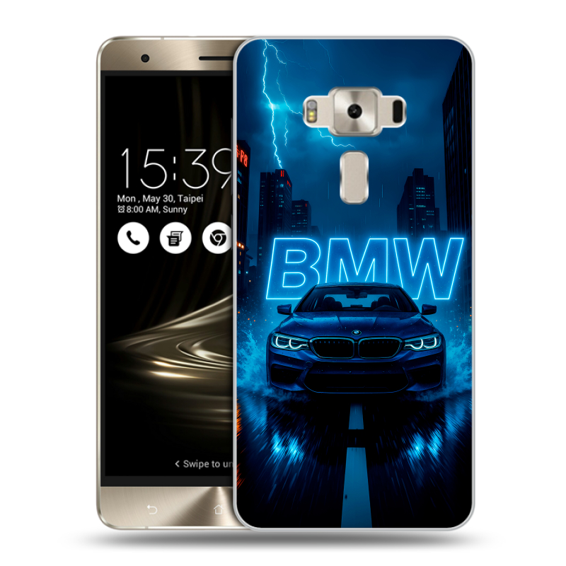 Силиконовый чехол на Asus ZenFone 3 Deluxe с принтом BMW БМВ Силиконовый чехол на Asus ZenFone 3 Deluxe с принтом BMW БМВ