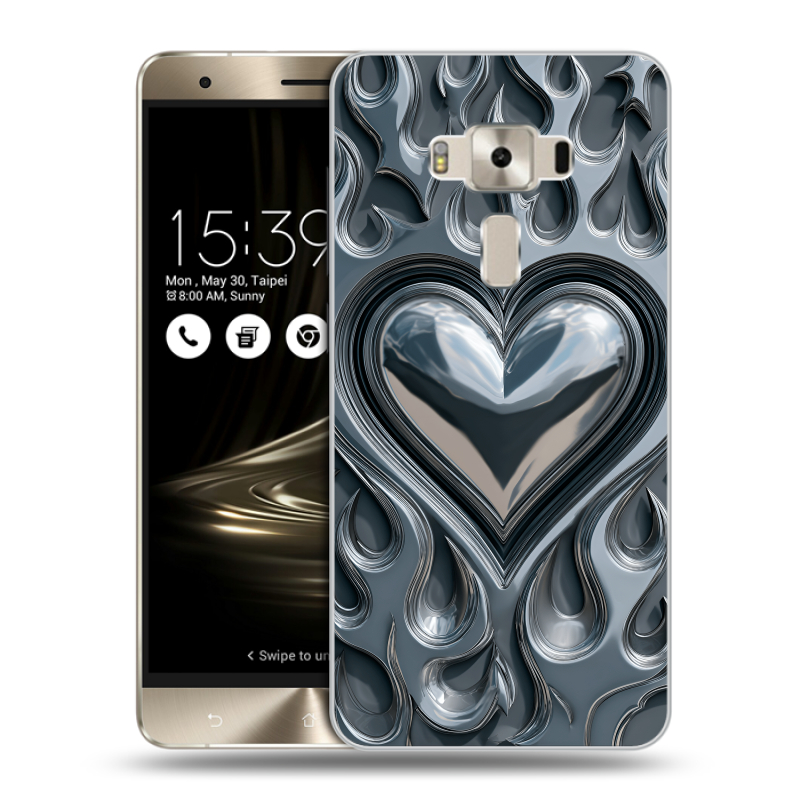Пластиковый чехол на Asus ZenFone 3 Deluxe с принтом Y2K Пластиковый чехол на Asus ZenFone 3 Deluxe с принтом Y2K