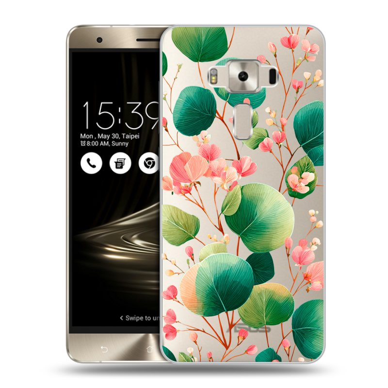 Силиконовый чехол на Asus ZenFone 3 Deluxe с принтом женский Силиконовый чехол на Asus ZenFone 3 Deluxe с принтом женский