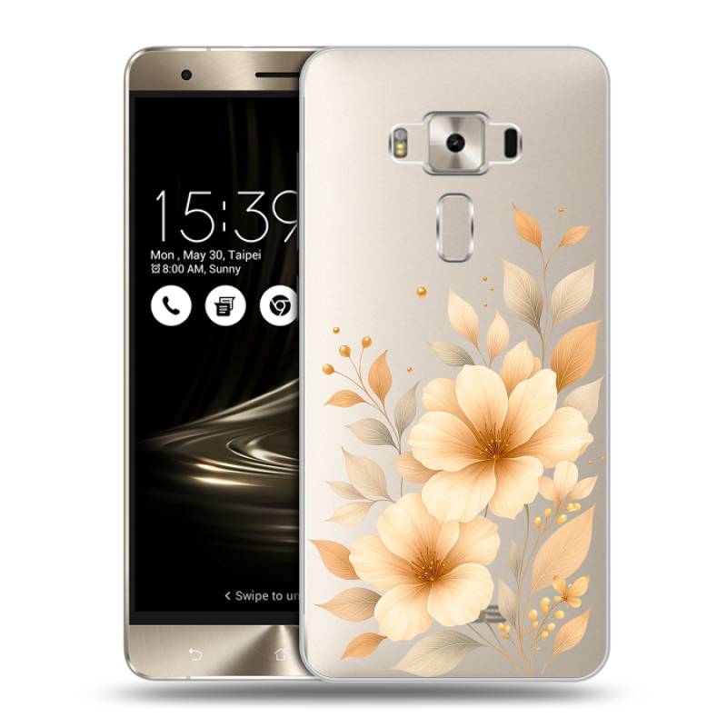 Силиконовый чехол на Asus ZenFone 3 Deluxe с принтом для девушки Силиконовый чехол на Asus ZenFone 3 Deluxe с принтом для девушки
