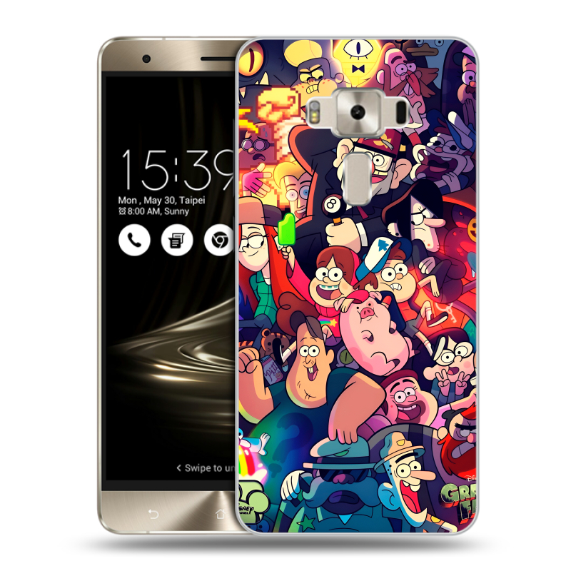 Силиконовый чехол на Asus ZenFone 3 Deluxe с принтом Gravity Falls Гравити Фолз Силиконовый чехол на Asus ZenFone 3 Deluxe с принтом Gravity Falls Гравити Фолз