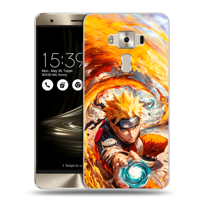 Силиконовый чехол на Asus ZenFone 3 Deluxe с принтом Аниме Наруто Naruto Силиконовый чехол на Asus ZenFone 3 Deluxe с принтом Аниме Наруто Naruto