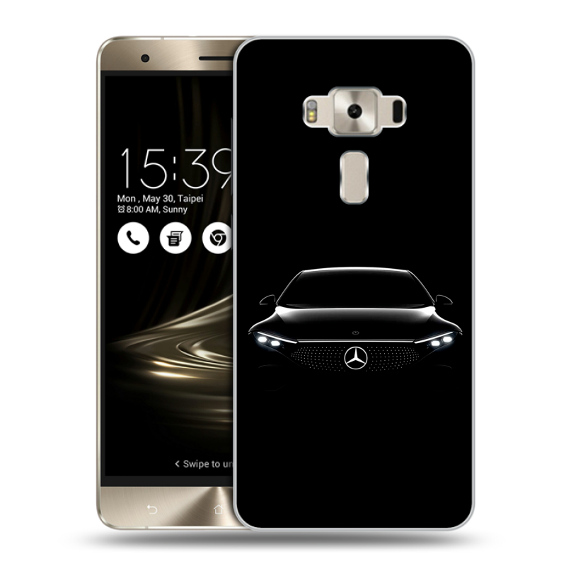 Пластиковый чехол на Asus ZenFone 3 Deluxe с принтом Mercedes Мерседес Пластиковый чехол на Asus ZenFone 3 Deluxe с принтом Mercedes Мерседес