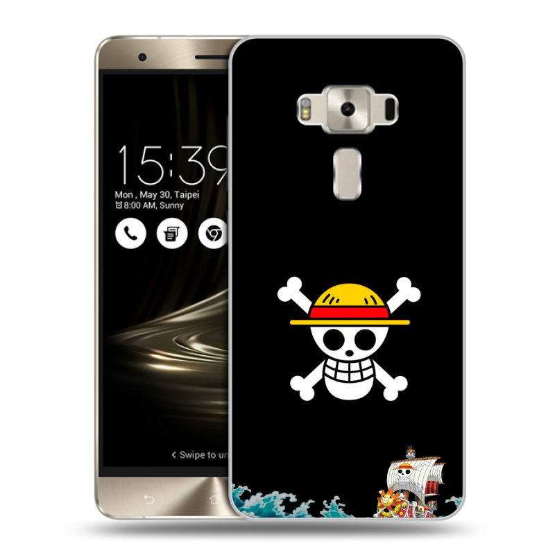 Силиконовый чехол на Asus ZenFone 3 Deluxe с принтом One Piece Ван Пис Силиконовый чехол на Asus ZenFone 3 Deluxe с принтом One Piece Ван Пис
