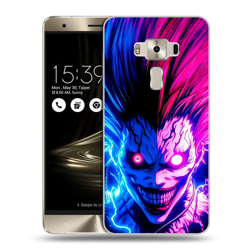 Силиконовый чехол на Asus ZenFone 3 Deluxe с принтом Death note Тетрадь смерти Силиконовый чехол на Asus ZenFone 3 Deluxe с принтом Death note Тетрадь смерти