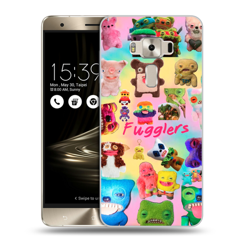 Силиконовый чехол на Asus ZenFone 3 Deluxe с принтом Флагер Fuggler Силиконовый чехол на Asus ZenFone 3 Deluxe с принтом Флагер Fuggler