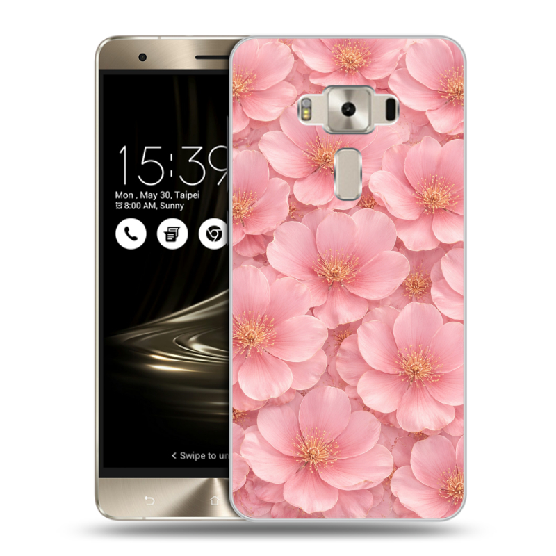 Силиконовый чехол на Asus ZenFone 3 Deluxe с принтом женский Силиконовый чехол на Asus ZenFone 3 Deluxe с принтом женский