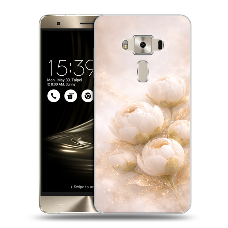 Пластиковый чехол на Asus ZenFone 3 Deluxe с принтом женский Пластиковый чехол на Asus ZenFone 3 Deluxe с принтом женский