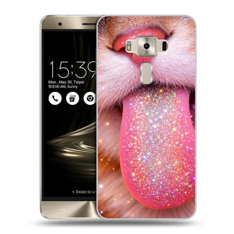 Силиконовый чехол на Asus ZenFone 3 Deluxe с принтом для девочек Силиконовый чехол на Asus ZenFone 3 Deluxe с принтом для девочек