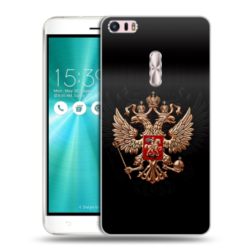 Силиконовый чехол на Asus ZenFone 3 Ultra с принтом Герб России