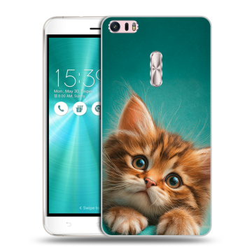 Силиконовый чехол на Asus ZenFone 3 Ultra с принтом котенок Силиконовый чехол на Asus ZenFone 3 Ultra с принтом котенок