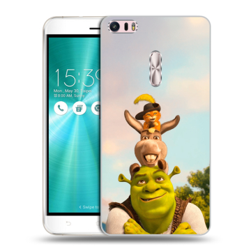 Силиконовый чехол на Asus ZenFone 3 Ultra с принтом Шрек Shrek