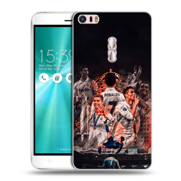 Силиконовый чехол на Asus ZenFone 3 Ultra с принтом Реал Роналдо Real Ronaldo Силиконовый чехол на Asus ZenFone 3 Ultra с принтом Реал Роналдо Real Ronaldo