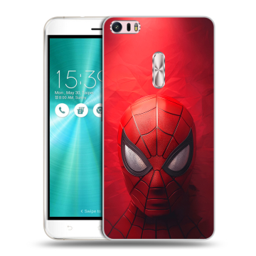 Силиконовый чехол на Asus ZenFone 3 Ultra с принтом Spiderman Человек паук Силиконовый чехол на Asus ZenFone 3 Ultra с принтом Spiderman Человек паук