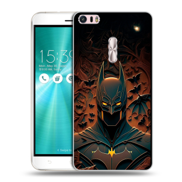 Силиконовый чехол на Asus ZenFone 3 Ultra с принтом Batman Бэтмен