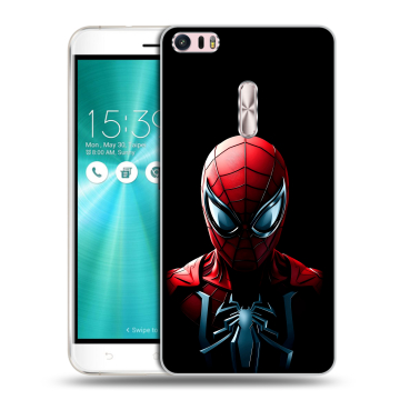 Силиконовый чехол на Asus ZenFone 3 Ultra с принтом Spiderman Человек паук Силиконовый чехол на Asus ZenFone 3 Ultra с принтом Spiderman Человек паук