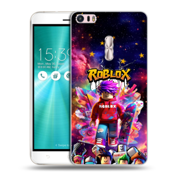 Силиконовый чехол на Asus ZenFone 3 Ultra с принтом Roblox Роблокс Силиконовый чехол на Asus ZenFone 3 Ultra с принтом Roblox Роблокс