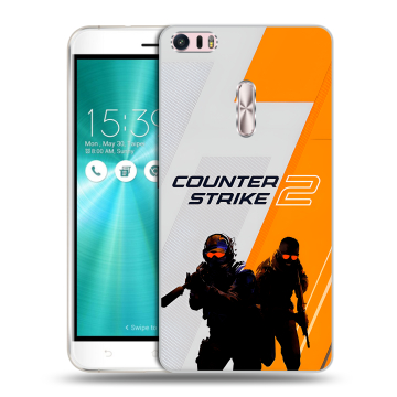 Силиконовый чехол на Asus ZenFone 3 Ultra с принтом Counter Strike