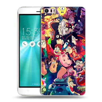 Силиконовый чехол на Asus ZenFone 3 Ultra с принтом Gravity Falls Гравити Фолз