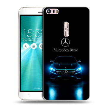Силиконовый чехол на Asus ZenFone 3 Ultra с принтом Mercedes Мерседес Силиконовый чехол на Asus ZenFone 3 Ultra с принтом Mercedes Мерседес