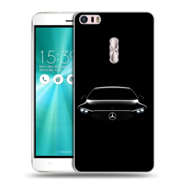 Силиконовый чехол на Asus ZenFone 3 Ultra с принтом Mercedes Мерседес