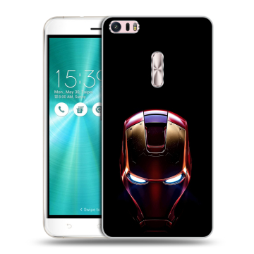 Силиконовый чехол на Asus ZenFone 3 Ultra с принтом IronMan Железный человек Силиконовый чехол на Asus ZenFone 3 Ultra с принтом IronMan Железный человек