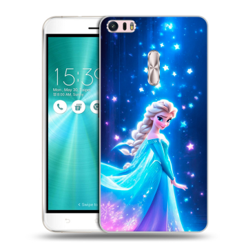 Силиконовый чехол на Asus ZenFone 3 Ultra с принтом Холодное сердце Frozen Силиконовый чехол на Asus ZenFone 3 Ultra с принтом Холодное сердце Frozen