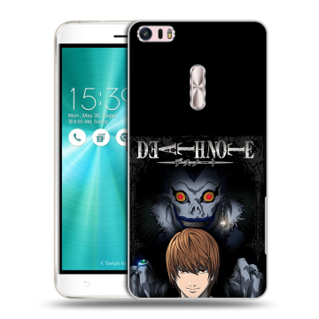 Силиконовый чехол на Asus ZenFone 3 Ultra с принтом Death note Тетрадь смерти