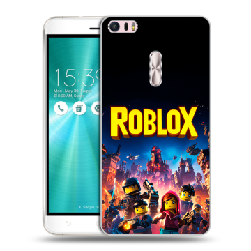 Силиконовый чехол на Asus ZenFone 3 Ultra с принтом Roblox Роблокс