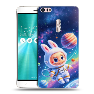 Силиконовый чехол на Asus ZenFone 3 Ultra с принтом Labubu Лабубу