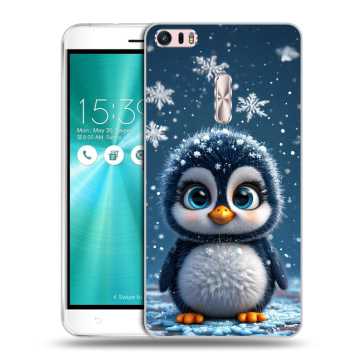Силиконовый чехол на Asus ZenFone 3 Ultra с принтом Новый год
