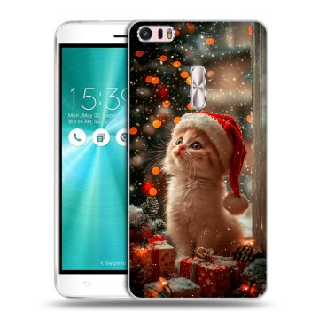 Силиконовый чехол на Asus ZenFone 3 Ultra с принтом Новый год