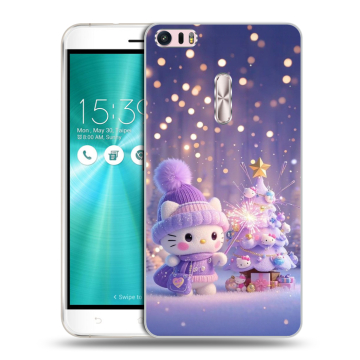 Силиконовый чехол на Asus ZenFone 3 Ultra с принтом Новый год