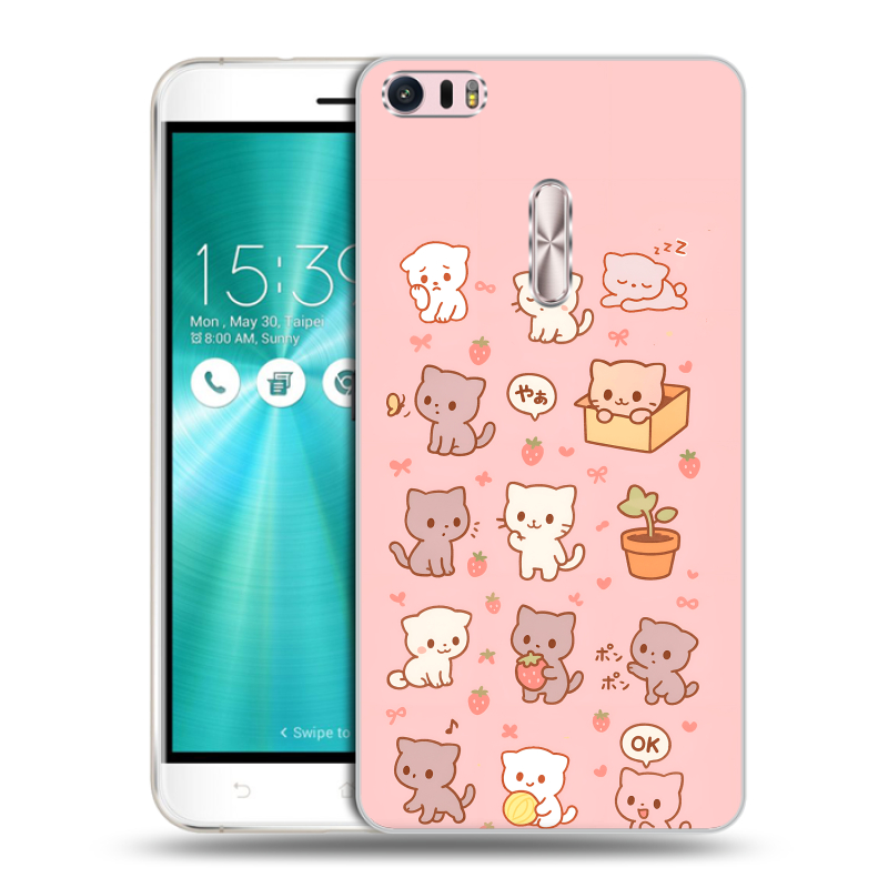 Силиконовый чехол на Asus ZenFone 3 Ultra с принтом Hello Kitty Хелоу Кити Силиконовый чехол на Asus ZenFone 3 Ultra с принтом Hello Kitty Хелоу Кити